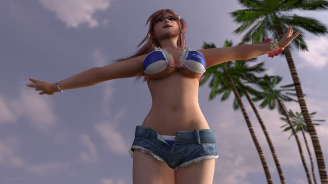 Обои картинки фото 3д графика, люди , people, взгляд, девушка, фон