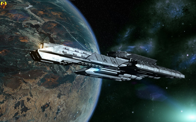 Обои картинки фото космос, арт, космический, корабль, полет, вселенная