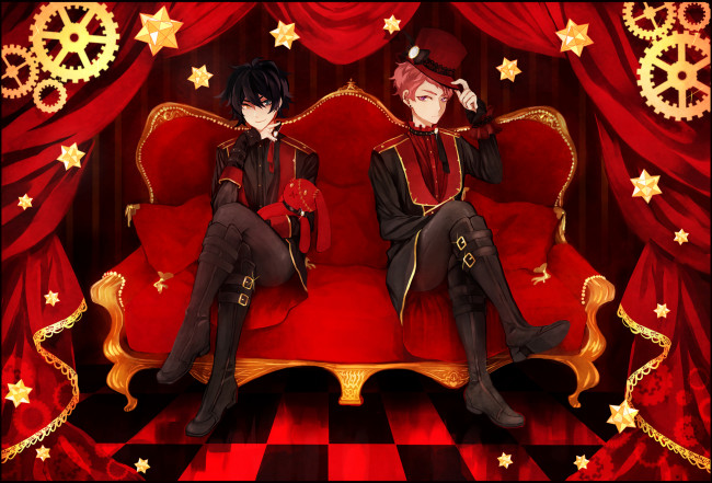 Обои картинки фото аниме, ensemble stars, парни