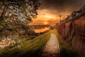 Картинка heidelberger+neckar города -+пейзажи простор