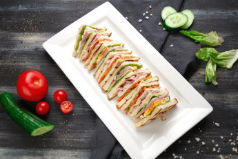 Картинка еда бутерброды +гамбургеры +канапе помидор бутерброд огурец томаты