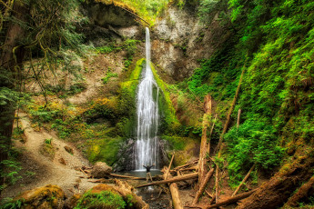 Картинка природа водопады простор