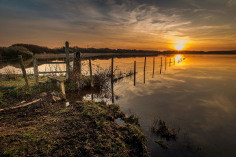 Картинка природа восходы закаты простор