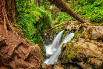 Картинка природа водопады простор