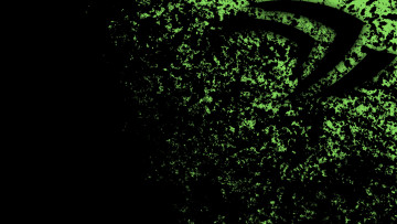 обоя компьютеры, nvidia, логотип, фон