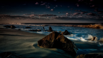 Картинка природа побережье море камни