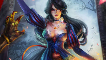 Картинка рисованное комиксы девушка zenescope гримм сказки