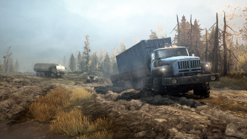 Картинка spintires +mudrunner видео+игры mudrunner бездорожье симулятор
