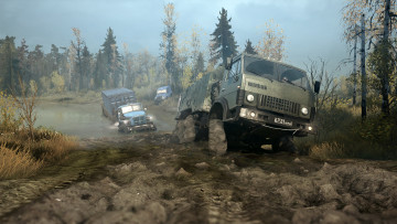 Картинка spintires +mudrunner видео+игры симулятор бездорожье mudrunner