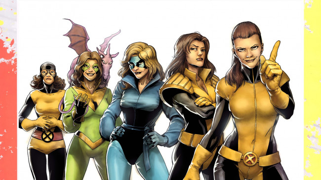 Обои картинки фото рисованное, комиксы, эволюция, люди, икс, роуг, марвел, эволюции