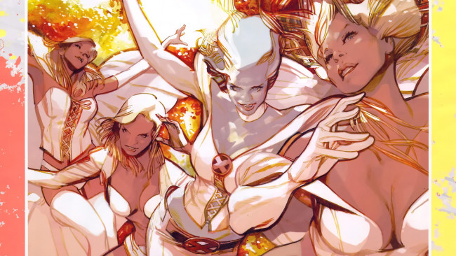 Обои картинки фото рисованное, комиксы, люди, икс, эволюции, эволюция, роуг, марвел