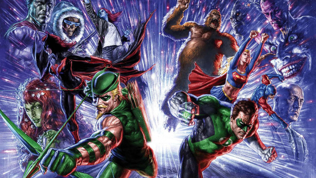 Обои картинки фото рисованное, комиксы, супергерой, лига, справедливости, арт