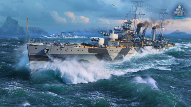 Обои картинки фото видео игры, world of warships, симулятор, world, of, warships, онлайн, action