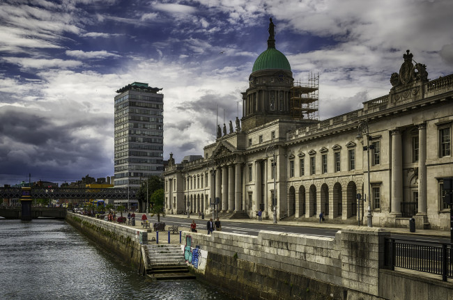Обои картинки фото dublino, города, дублин , ирландия, простор