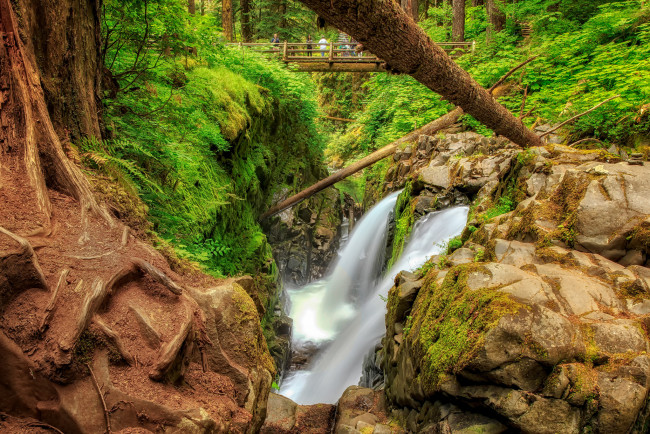 Обои картинки фото природа, водопады, простор