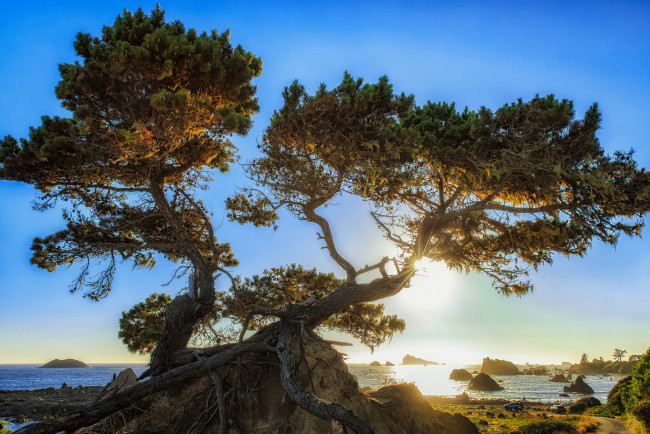 Обои картинки фото природа, водопады, простор