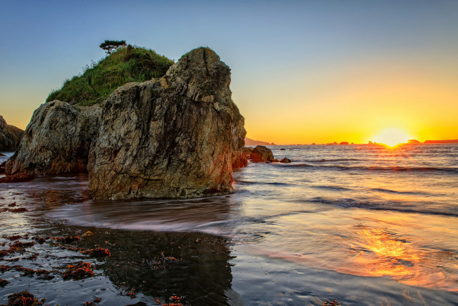 Обои картинки фото природа, восходы, закаты, простор