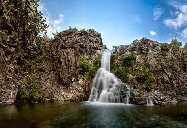 Обои картинки фото природа, водопады, простор