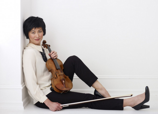 Обои картинки фото музыка, - другое, скрипка, девушка