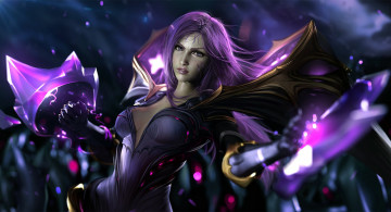 Картинка видео+игры league+of+legends kaisa магия искры