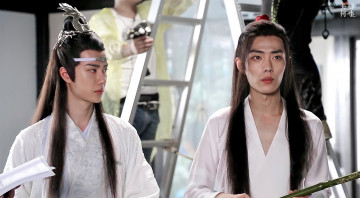 Картинка разное знаменитости ван ибо сяо чжань костюмы люди съемки