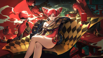 Картинка видео+игры nier +automata киборги кресло стек