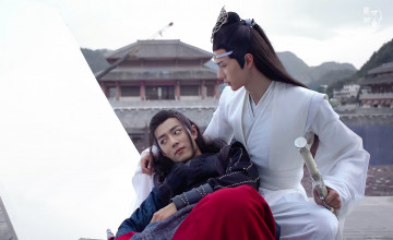 Картинка разное знаменитости ван ибо сяо чжан съемки костюмы