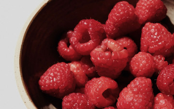 Картинка еда малина спелая ягоды