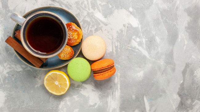 Обои картинки фото еда, макаруны, лакомство, печенье, ассорти