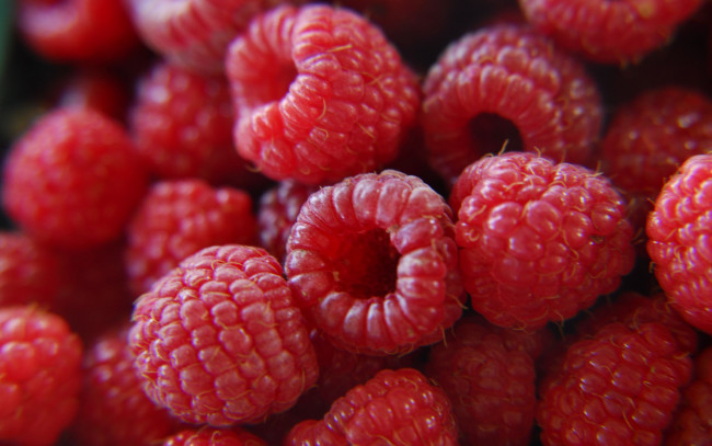 Обои картинки фото еда, малина, спелая, ягоды