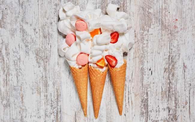 Обои картинки фото еда, мороженое,  десерты