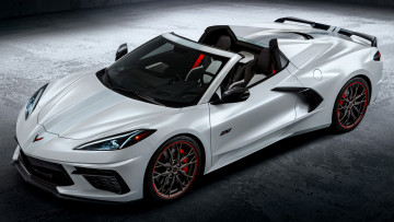 обоя chevrolet corvette stingray convertible 70th anniversary 2023, автомобили, corvette, chevrolet, stingray, convertible, 70th, anniversary, 2023