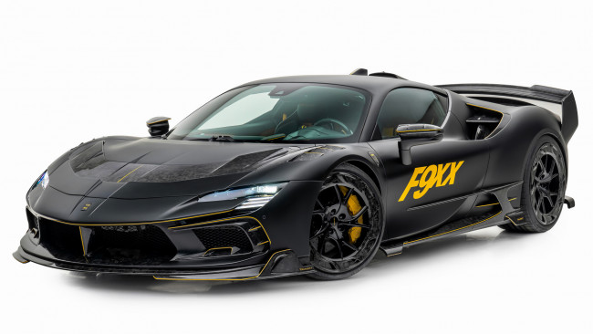 Обои картинки фото ferrari f9xx by mansory 2022, автомобили, ferrari, f9xx, by, mansory, 2022
