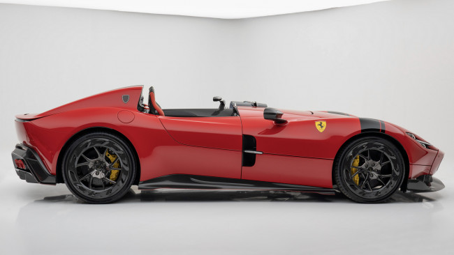Обои картинки фото ferrari monza sp2 by mansory 2022, автомобили, ferrari, monza, sp2, by, mansory, 2022