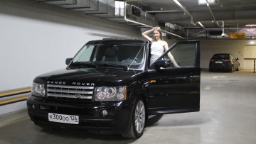 Картинка автомобили -авто+с+девушками land rover range