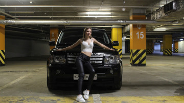 Картинка автомобили -авто+с+девушками land rover range