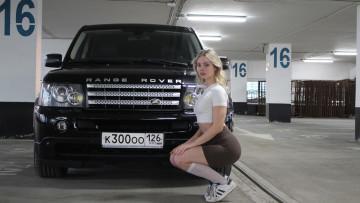 Картинка автомобили -авто+с+девушками land rover range