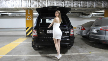 Картинка автомобили -авто+с+девушками land rover range