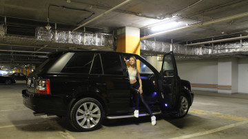 обоя автомобили, -авто с девушками, land, rover, range