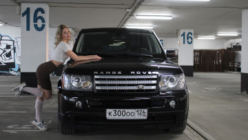 Картинка автомобили -авто+с+девушками land rover range