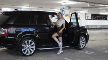 Картинка автомобили -авто+с+девушками land rover range