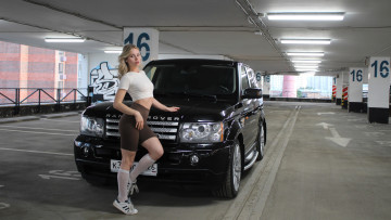 Картинка автомобили -авто+с+девушками land rover range