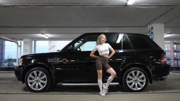 Картинка автомобили -авто+с+девушками land rover range