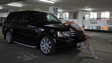 Картинка автомобили -авто+с+девушками land rover range