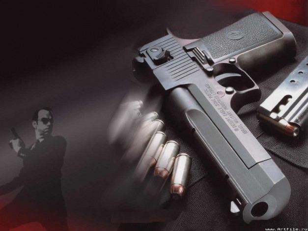 Обои картинки фото matrix, eagle, оружие, пистолеты