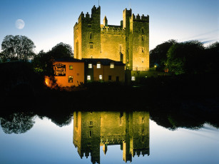 Картинка города дворцы замки крепости bunratty+castle ireland