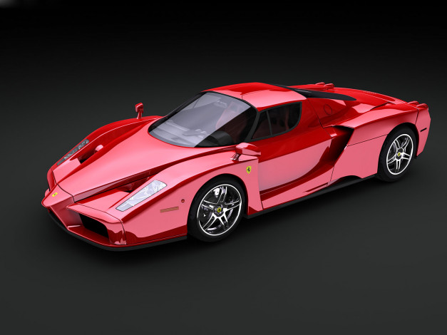 Обои картинки фото ferrari, enzo, автомобили, 3д