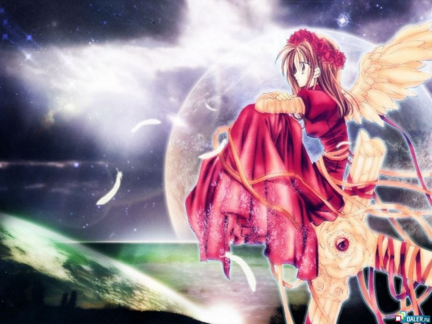 Обои картинки фото аниме, full, moon, wo, sagashite