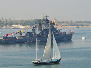 обоя корабли, разные, вместе