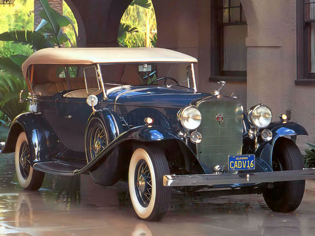 Обои картинки фото cadillac, v16, автомобили, классика